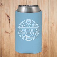 Conshy Circle Koozie (Light Blue)