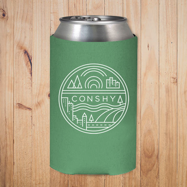 Conshy Circle Koozie (Sage)