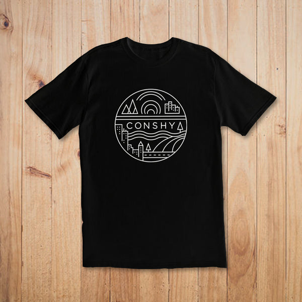 Conshy Circle Short Sleeve Tee (Black)