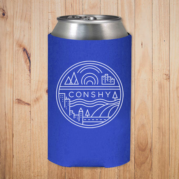 Conshy Circle Koozie (Royal Blue)