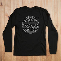 Conshy Circle Long Sleeve Tee (Black)