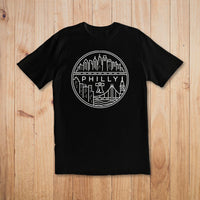 Philly Circle Short Sleeve Tee (Black)