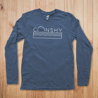 Conshy River Long Sleeve Tee (Indigo)